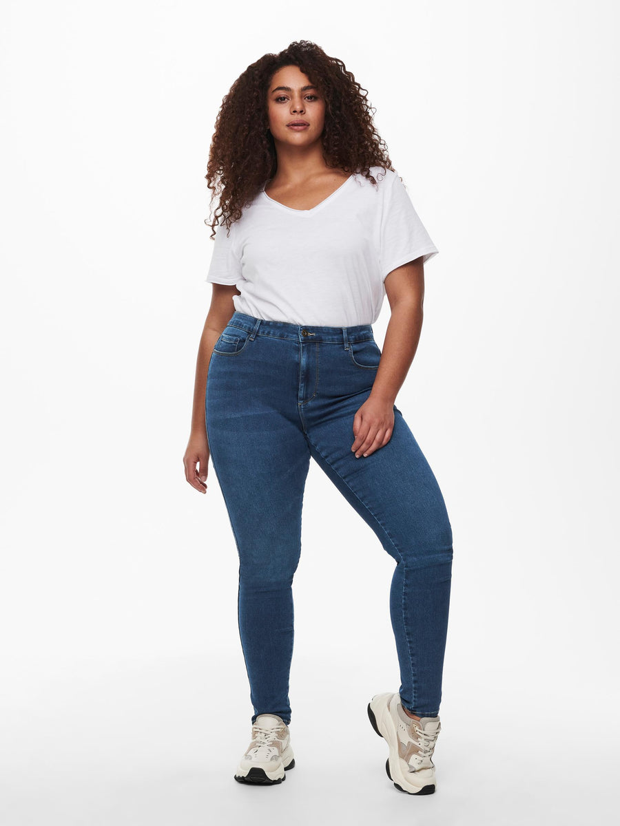 Only Carmakoma Skinny Jeans Caraugusta Hohe Taille Skinny Fit Jeans für