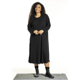 Strikkjole "Singermette" - Sort