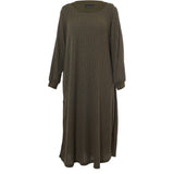 Strikkjole "Singermette" - Green