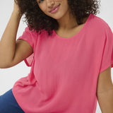 Klassisk Kaffe Curve "KCami" bluse - Pink