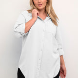 Lækker "KCnana" Bomulds skjorte - Hvid