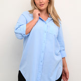 Lækker "KCnana" Bomulds skjorte - Lyseblå