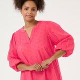 KCJOLANA Bluse i 100% bomuld - Pink