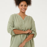 KCMILLE - Bluse - Grøn