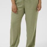 Lækreste viskose/hør buks KCmille - Grøn