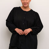 Bomulds bluse "KCrory" - Sort