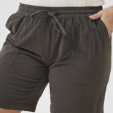 KCNANA - Shorts 100% bomuld - Black Oyster
