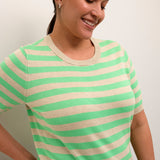 Fantastisk strik pullover "KClizzy" - Grøn