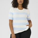 Fantastisk strik pullover "KClizzy" - Lyseblå