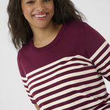 Fantastisk strik pullover "KClizzy" - Wine