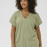 KCMILLE - Bluse - Grøn