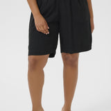 Lækreste viskose/hør shorts KCmille - Sort