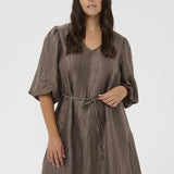 Smuk blank kjole "KCrizza" - Morel