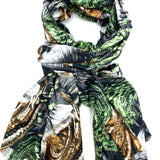 Lækkert halstørklæde - Grøn