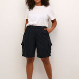 Lækreste viskose/hør shorts KCmille - Sort