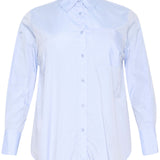 Super lækker "KCtiara" skjorte - Lyseblå/Strib