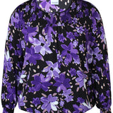 Tung viskose bluse "den vi elsker" - Lilla