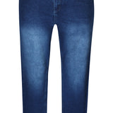 Stomp "slim fit" denim bukser - Blå M/slid