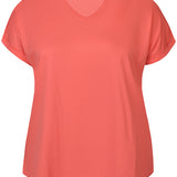 Basis bomulds T-shirt "Alberta" - Orange