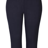3/4 leggings med rynk - Marine