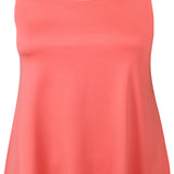 Vendbar top i A-facon - Orange