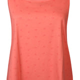 Bomulds Top "Alberta" - Koral