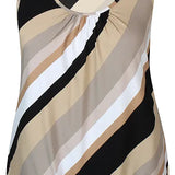 Top med elastik i taljen "Lilo" - Sort