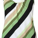 Top med elastik i taljen "Lilo" - Grøn