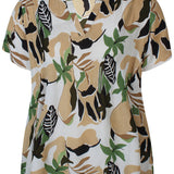 T-shirt i crepet viskose "Zh-Lyda" - Grøn