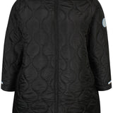 Jakke med høj hals "Zh-Tinley" - Sort