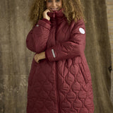 Jakke med høj hals "Zh-Tinley" - Wine