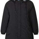 Jakke med aftagelig hætte "Zh- Naya" - Sort