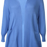 Lang cardigan "ZH-Kogle" - Blå