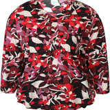 Bluse med elastik i taljen "Zh- Saki" Rød