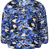 Bluse med elastik i taljen "Zh- Saki" - Blå