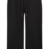 Bukser med brede lige ben "ZH-Mya" - Sort