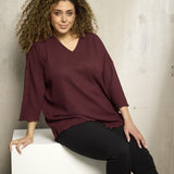 Hygge bluse "Zh-Cori" - Wine