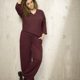 Hygge bukser "Zh-Cori" - Wine