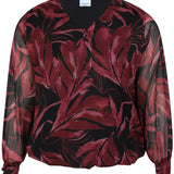 Chiffon bluse "Zh-Seya" - Wine