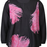 Bluse "ZH-vada" - Wine