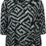 Bluse i den tunge viskose "ZH-Sylva" - Grøn