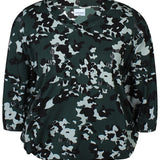 Bluse i den tunge viskose "ZH-Sylva" - Grøn