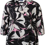 Bluse med krave "Zh-Amaya" - Pink