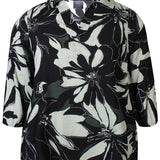 Bluse med krave "Zh-Amaya" - Grøn