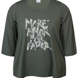 Bluse med 3/4 ærme "ZH-Annie" - Grøn