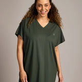 Trænings T-shirt med V-hals "ZH-Annie" - Army