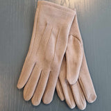 Lækker handske m/touch - Taupe