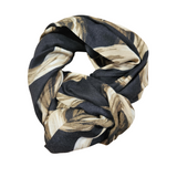 Aflangt tørklæde - Sort