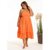 Kjole eller lang nederdel "Dawn" - Orange