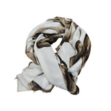 Aflangt tørklæde - Off-white